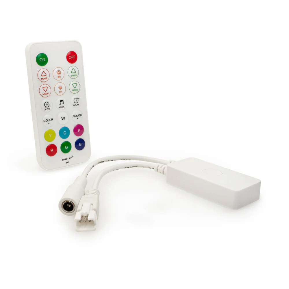 SPI (Digital) LED Strip Kit 3M(9.8ft) Indoor LED Strip WS2811, 12V 1.8(w/ft) 750(Lm/ft) 30(LEDs/m) Addressable(WS2811) RGB - Image 4