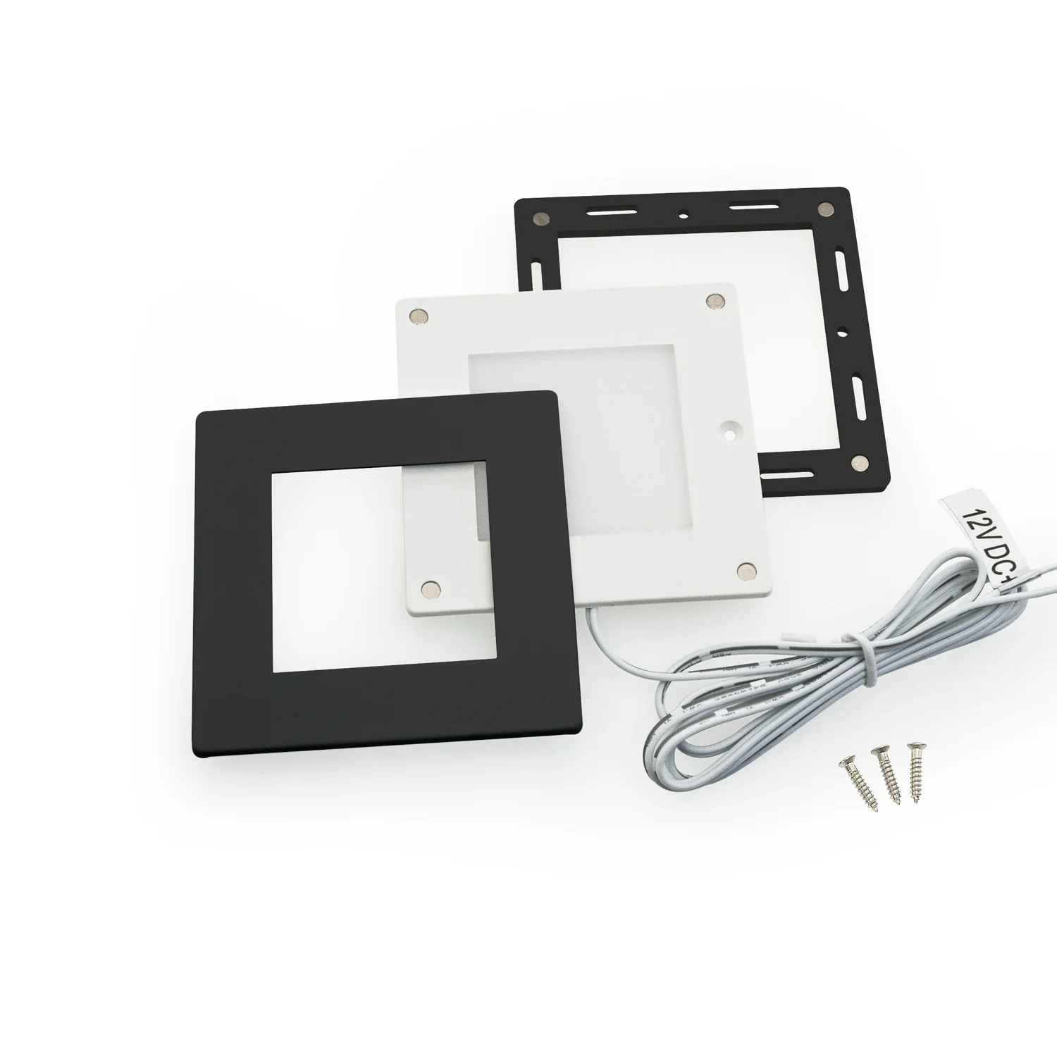 AD-107T-2.2W-12V Square Cabinet Light, 12V 2.2W 3000K(Warm White) - Image 4
