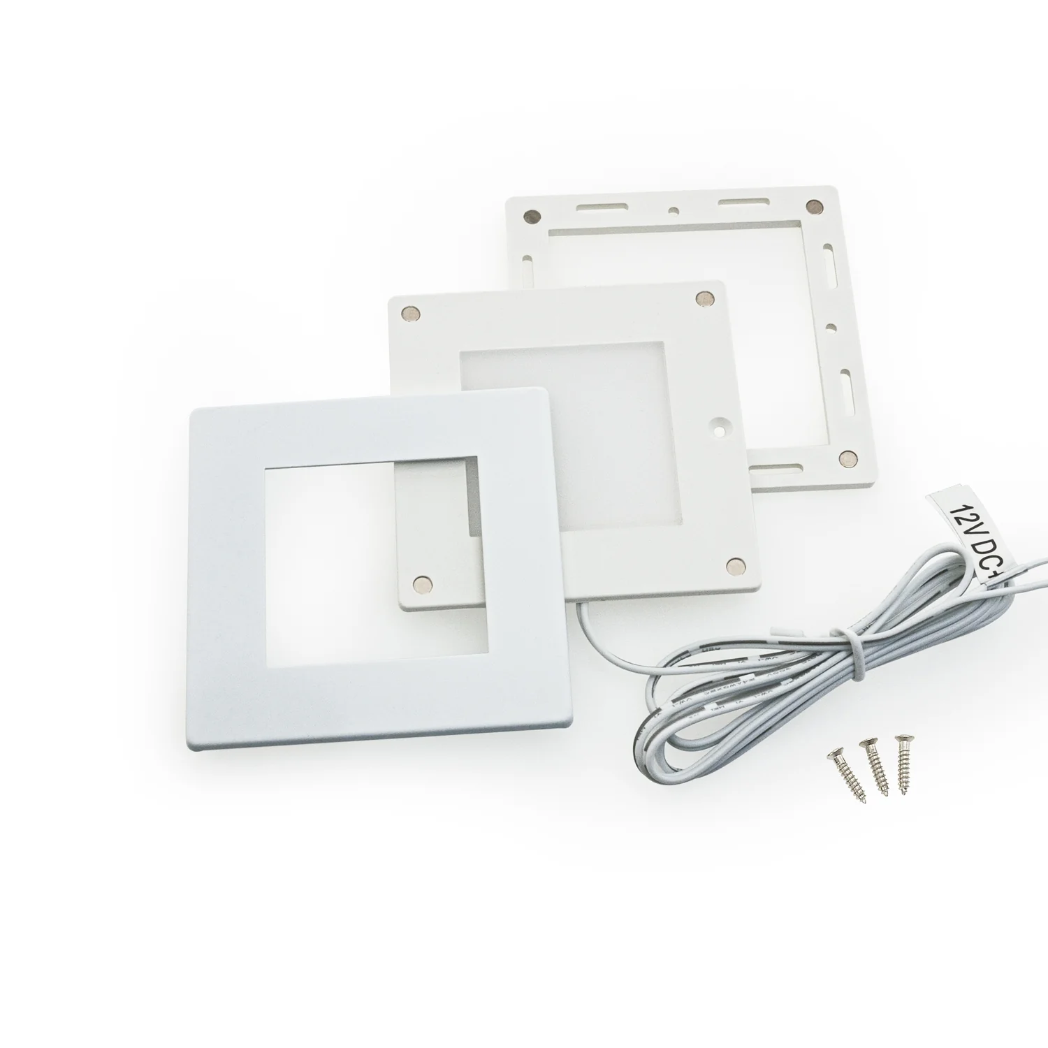 AD-107T-2.2W-12V Square Cabinet Light, 12V 2.2W 3000K(Warm White) - Image 4