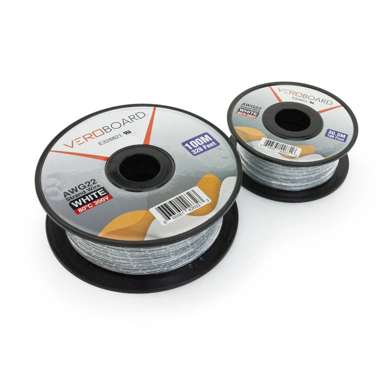 Stranded White Wire 22AWG 100Meter(328 Feet) - Image 2