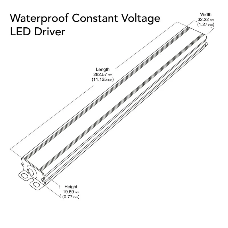 Super Slim VBD-024-060VWSW Non-Dimmable LED Driver, 24V 2.5A 60W - Image 3