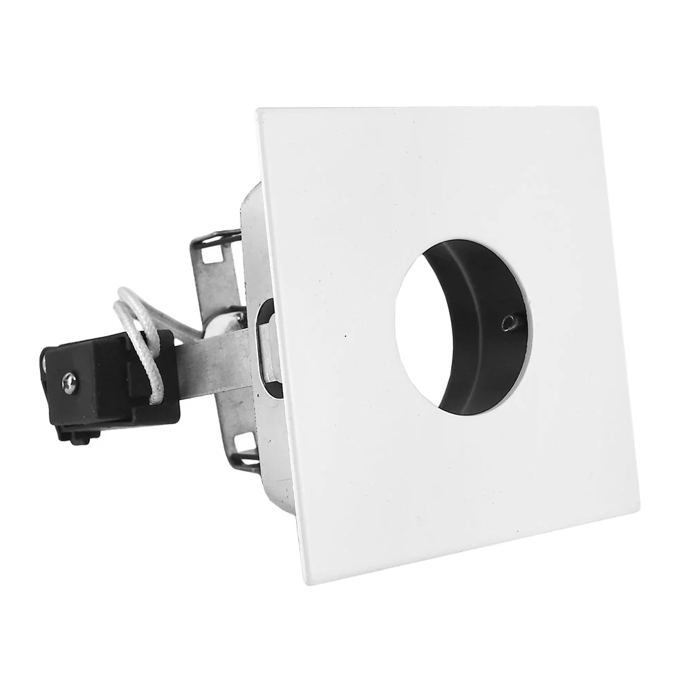 T-58 MR16 Light Fixture (White), 12V 2.75 inch Square Adjustable Slot Aperture Trim - Image 3