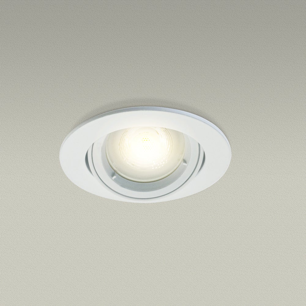 T-66 MR16 Light Fixture (White), 12V 3 inch Recessed Adjustable Gimbal Trim - Image 7