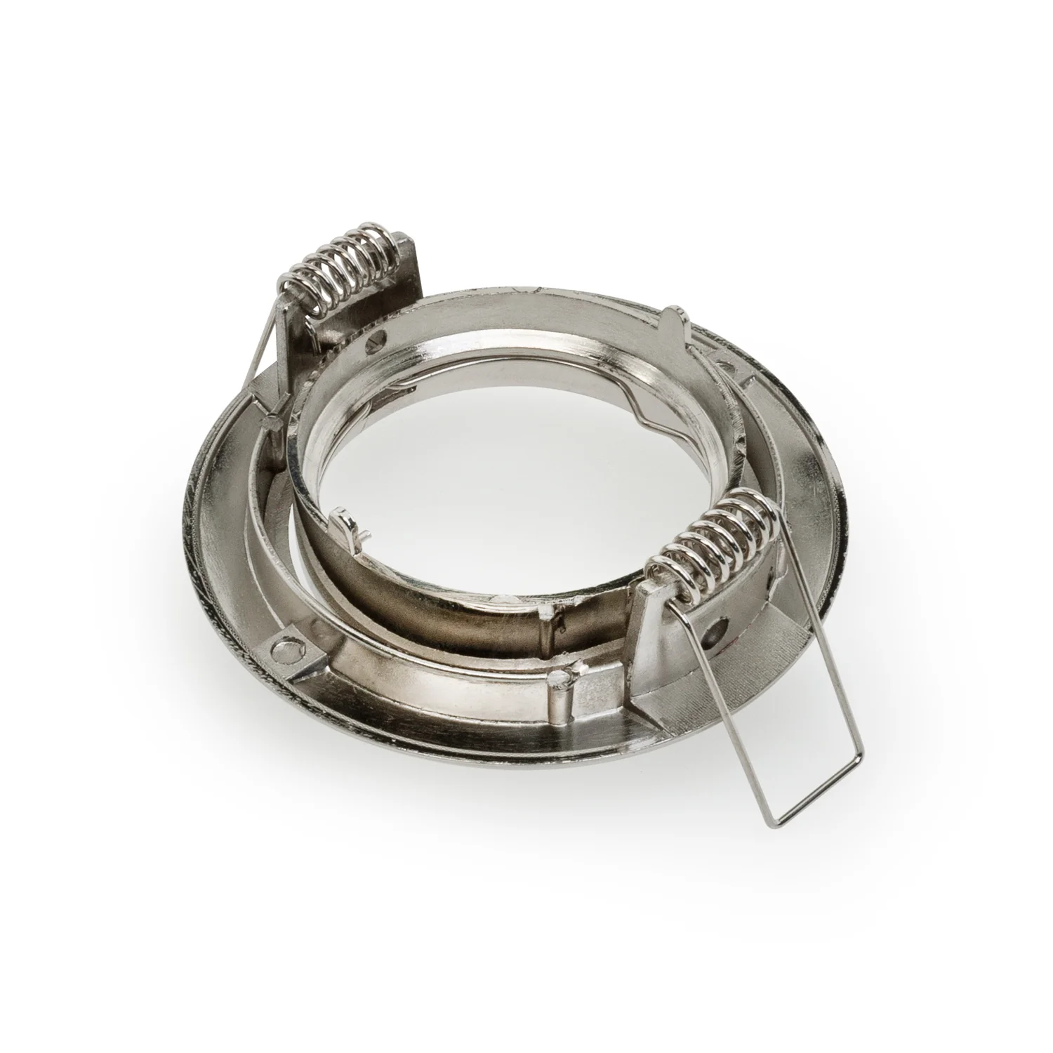 T-68 MR16 Light Fixture (Chrome), 12V 3 inch Round Recessed light Adjustable Gimbal Trim - Image 4