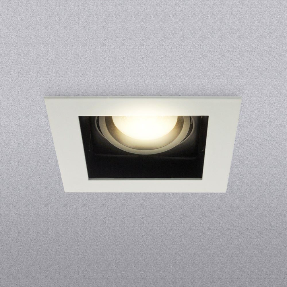 MTR-75T Recessed LED Light Fixture, 3.5 inch Single Head Square White - Image 11