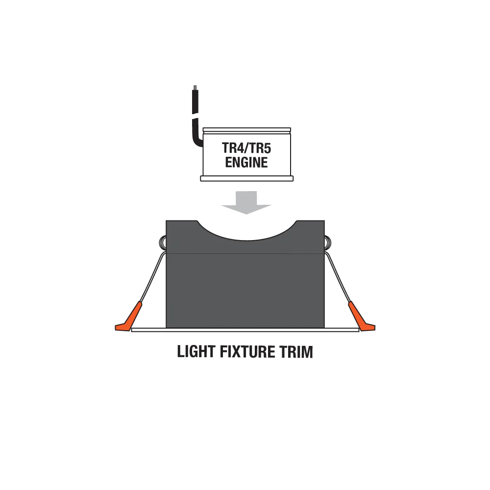 MTR-76T Recessed LED Light Fixture, 3.5 Single Head Square White - Image 10