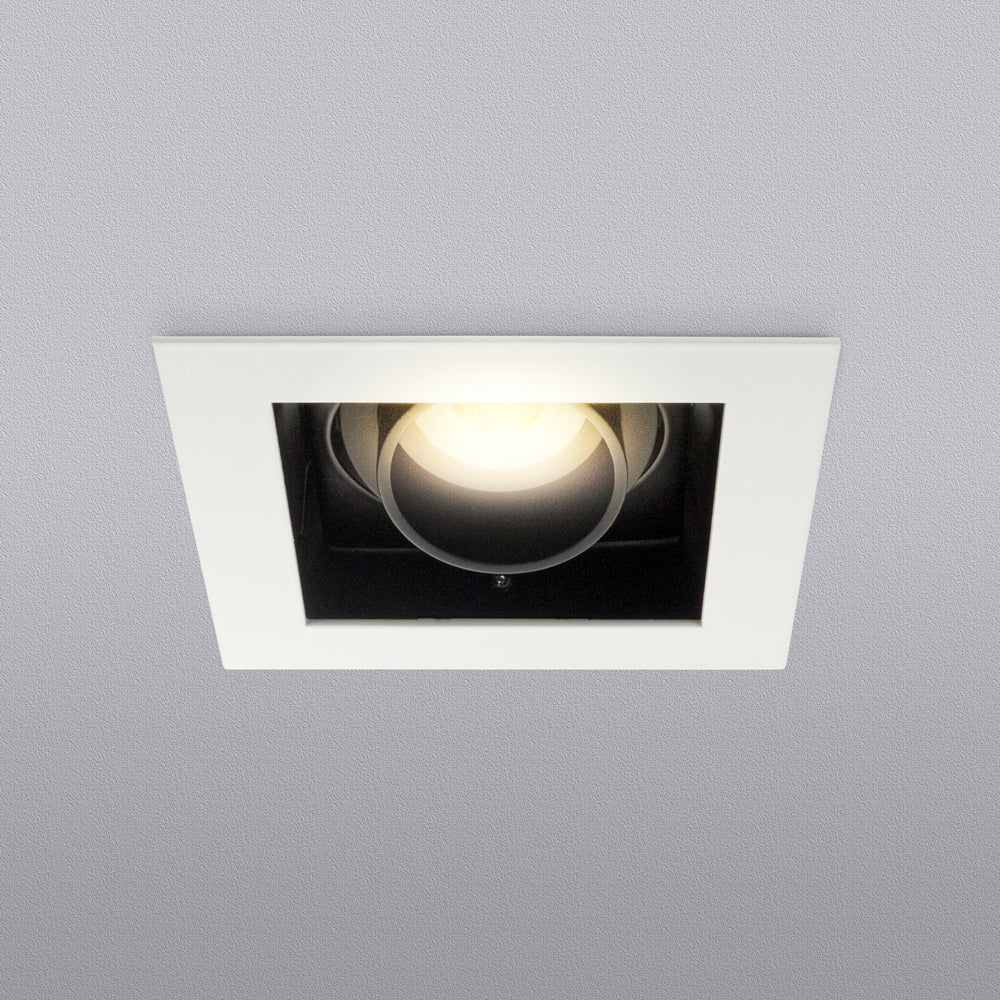 MTR-76T Recessed LED Light Fixture, 3.5 Single Head Square White - Image 11