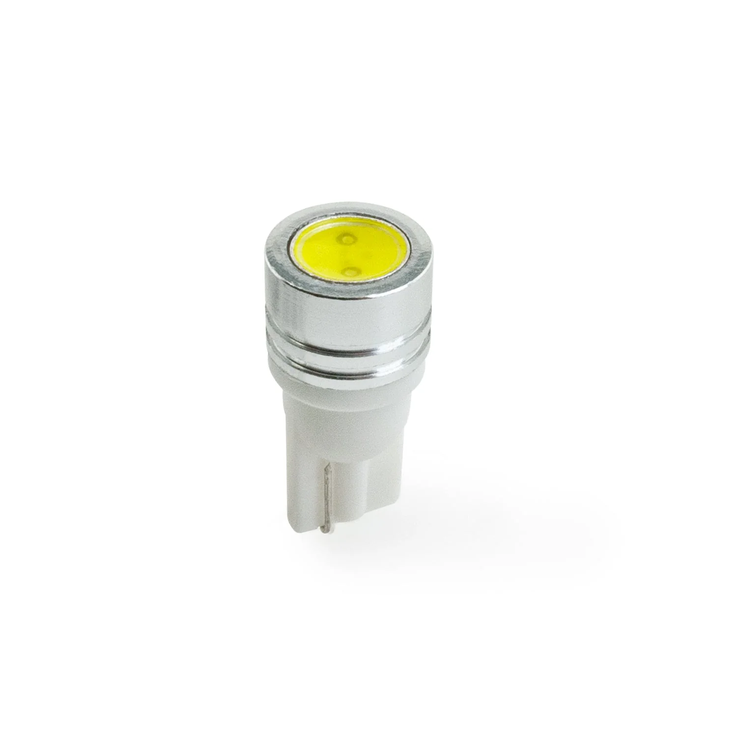 T10 Wedge Base LED Bulb COB, 12V 1W 6000K(Cool White)