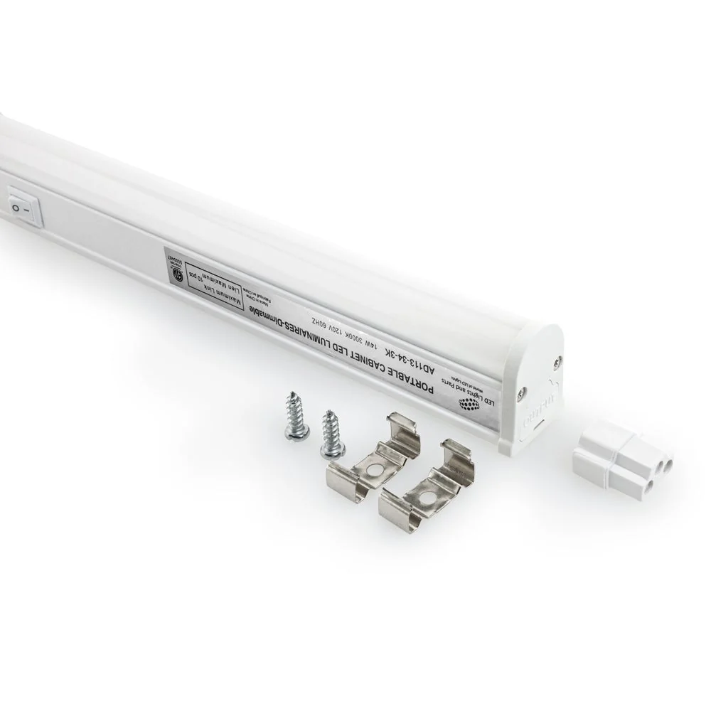 T5 Bar under cabinet light 34inch 120V 14W 1120Lm 3000K(Warm White) - Image 4