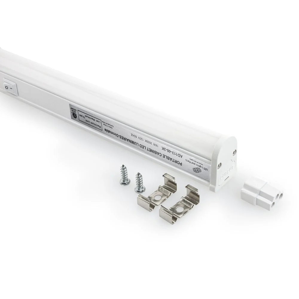T5 Bar under cabinet light 46inch 120V 18W 1530Lm 3000K(Warm White) - Image 4