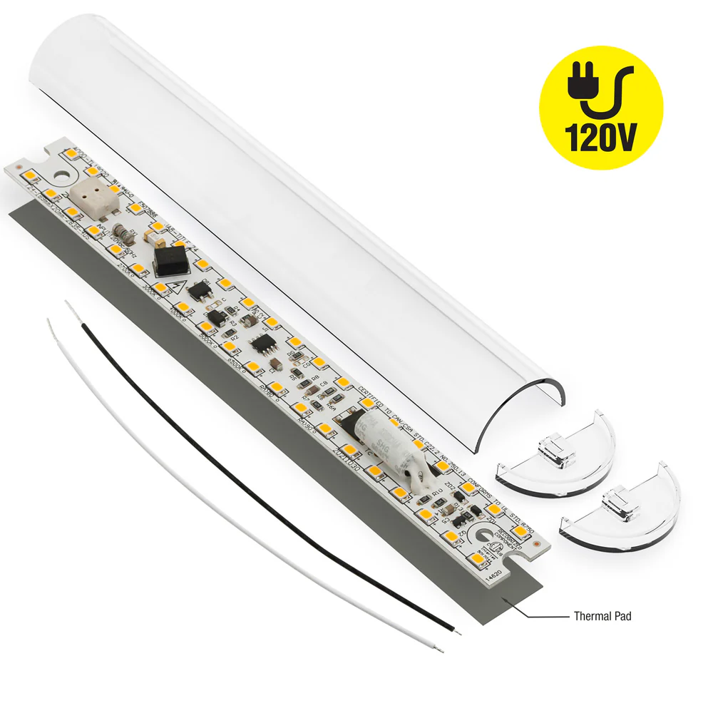 7.5 inch Linear LED Module TL19020, 120V 20W 3000K(Warm White) - Image 3
