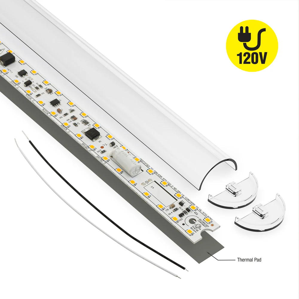 9.8 inch Linear LED Module TL25020, 120V 20W 3000K(Warm White) - Image 3