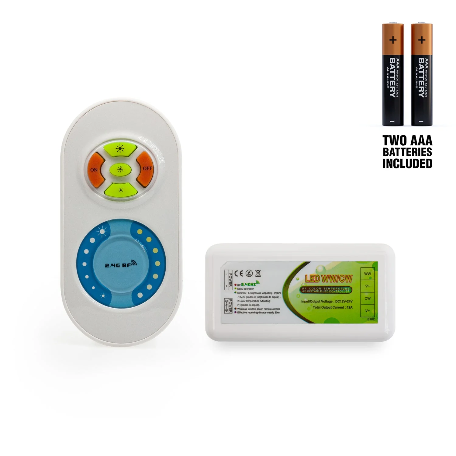 Touch Screen Color Temperature Adjustable Controller 2.4GHz - Image 2