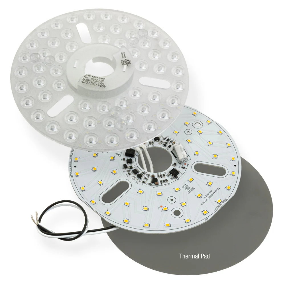 6.3 inch Round Disc LED Module TR16020-T, 120V 20W 3CCT(3K, 4K, 5K) - Image 3