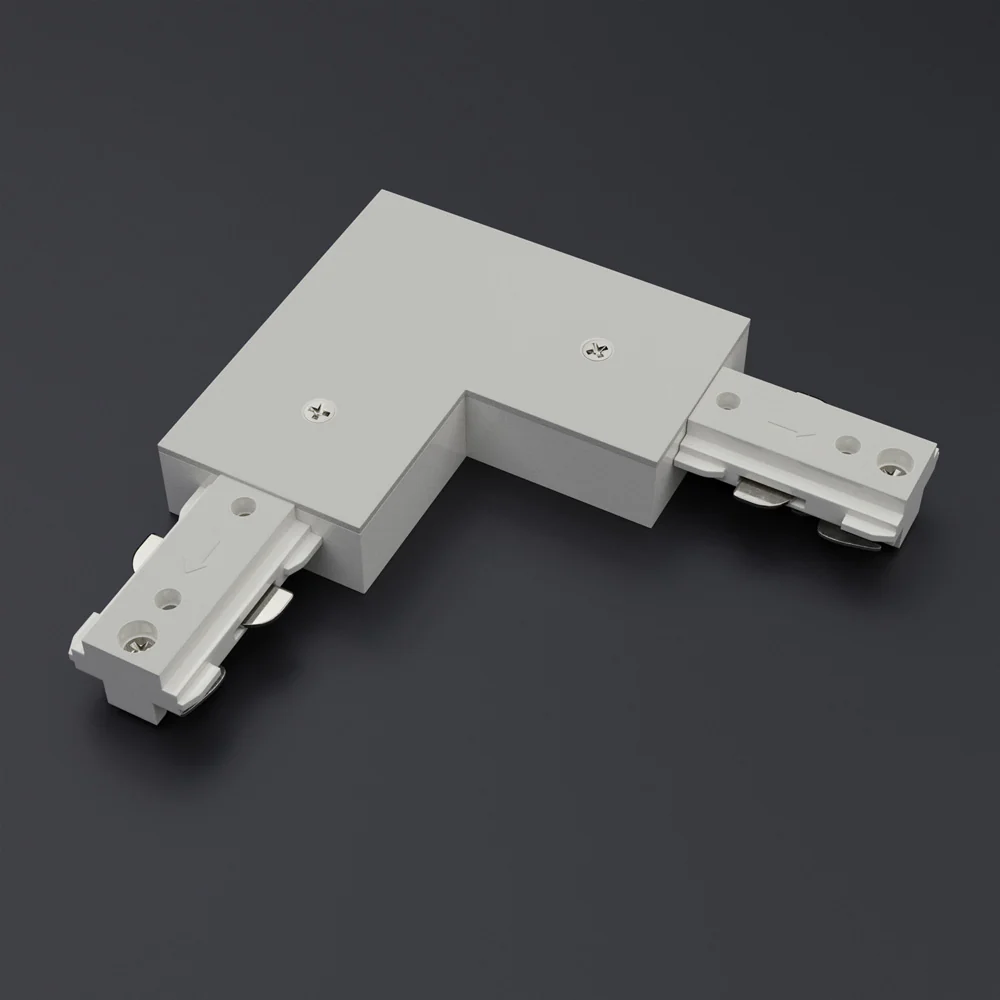 Track L shape Joiner White H-Type 0335-LJW