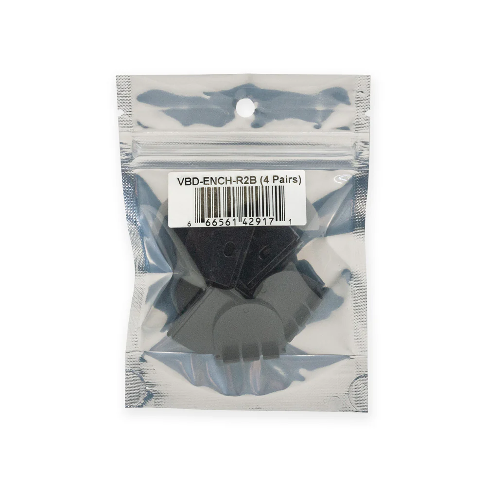 LED Channel Endcaps - Type 10Black (4 Pairs) - Image 2