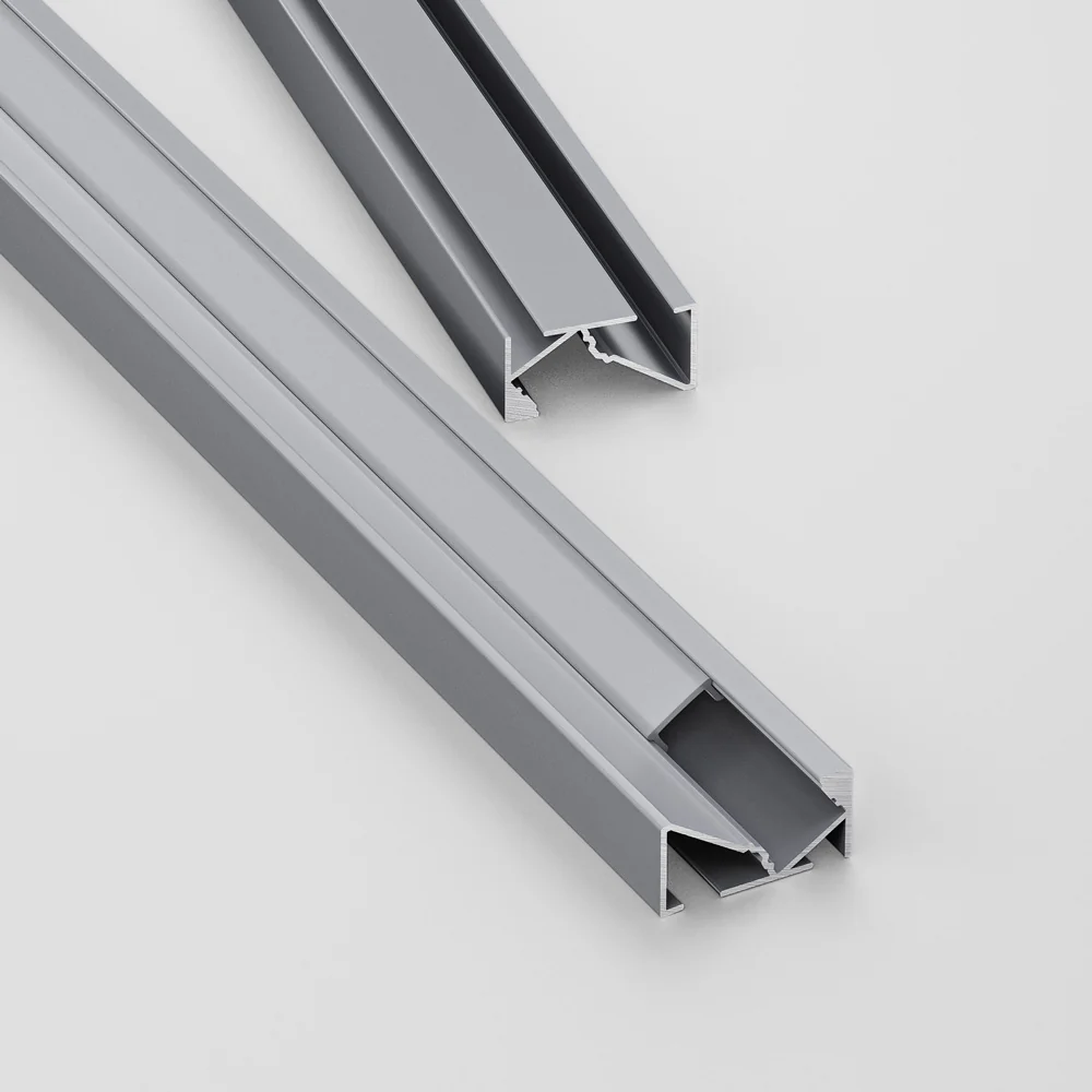 Type 106, 45-degree Linear Architectural Light Fixture Profile, 2.4Meters (94.4inches) - Image 3