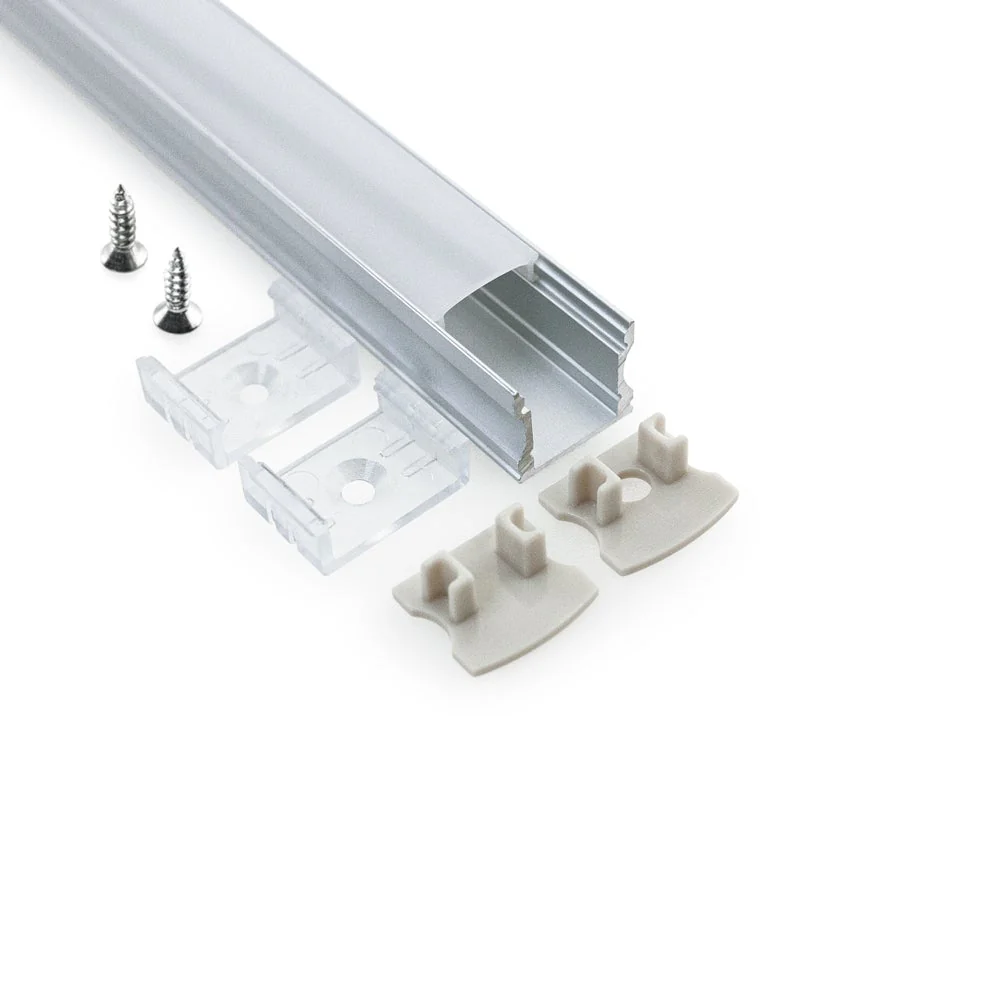 Type 12, Deep Surface Mount Aluminum LED Extrusion for LED Strips, 3Meters (118inches)