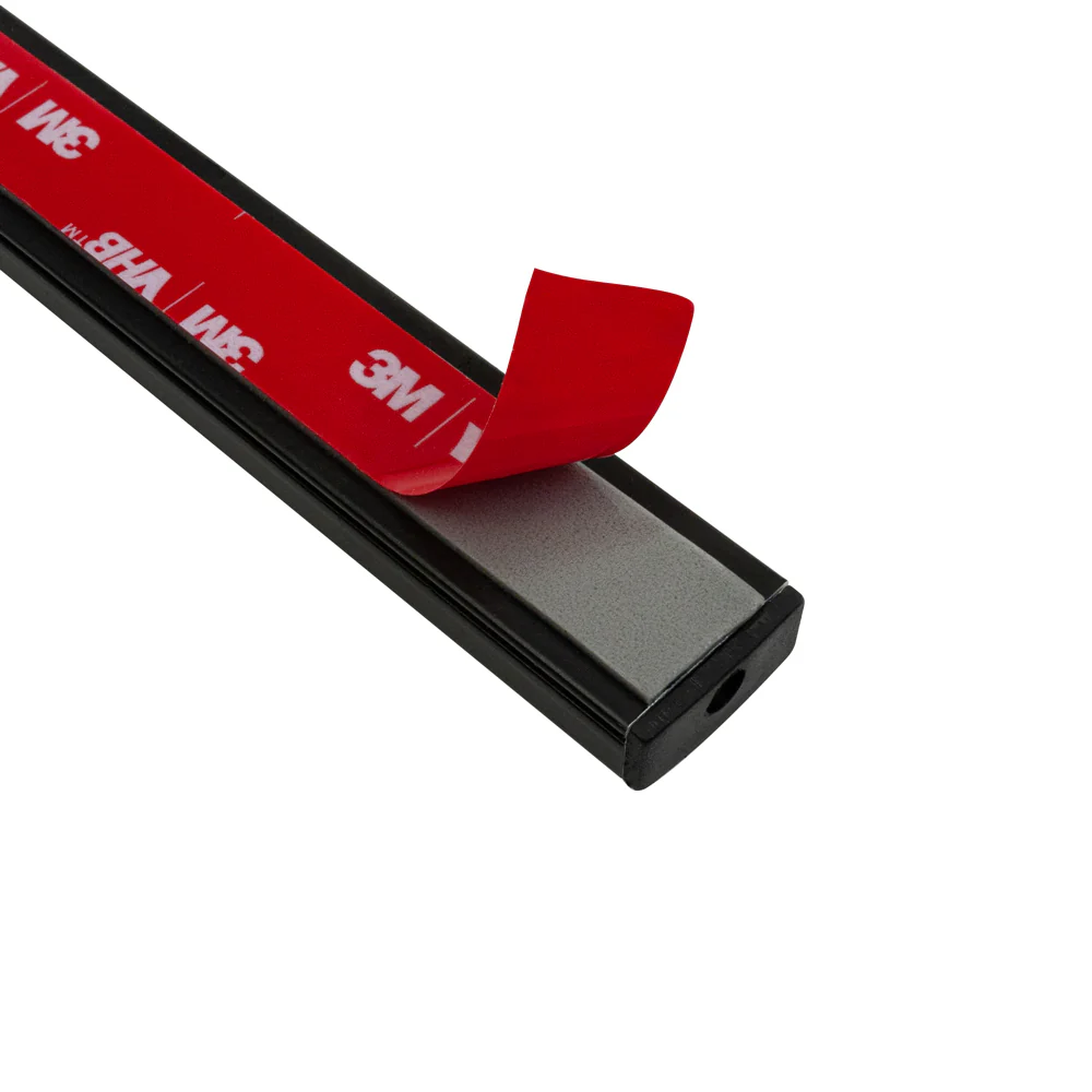 Type 141 Black, Linear Architectural Light Fixture Profile, 3Meters (118inches) - Image 3