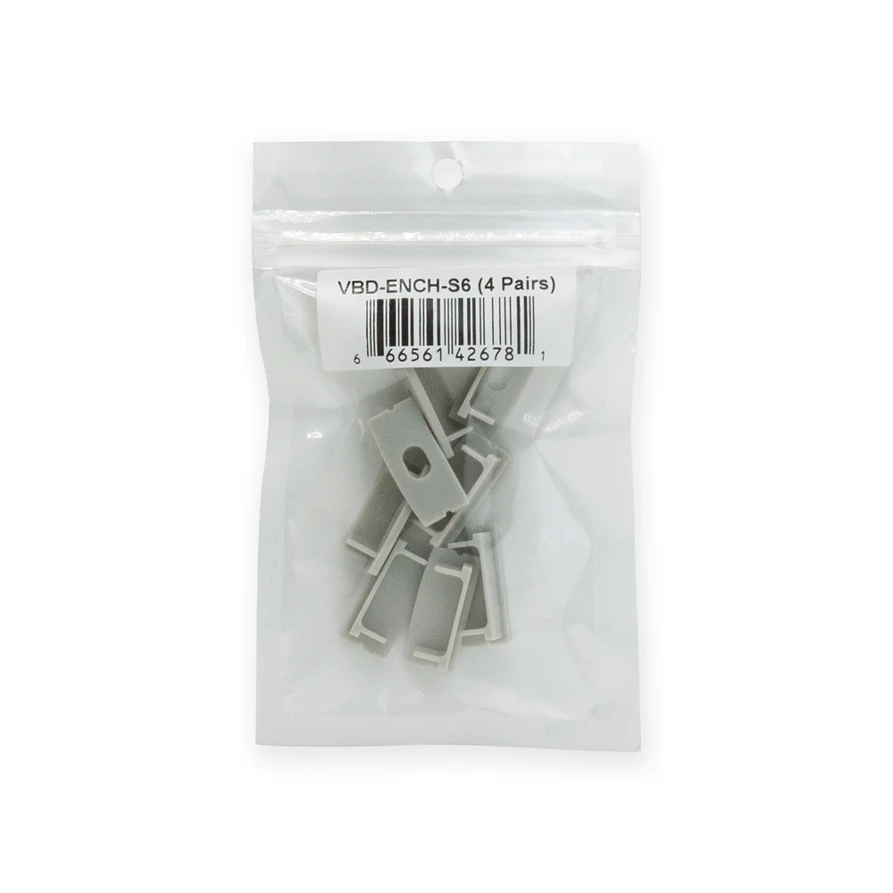 LED Channel Endcaps - Type 15 (4 Pairs) - Image 2