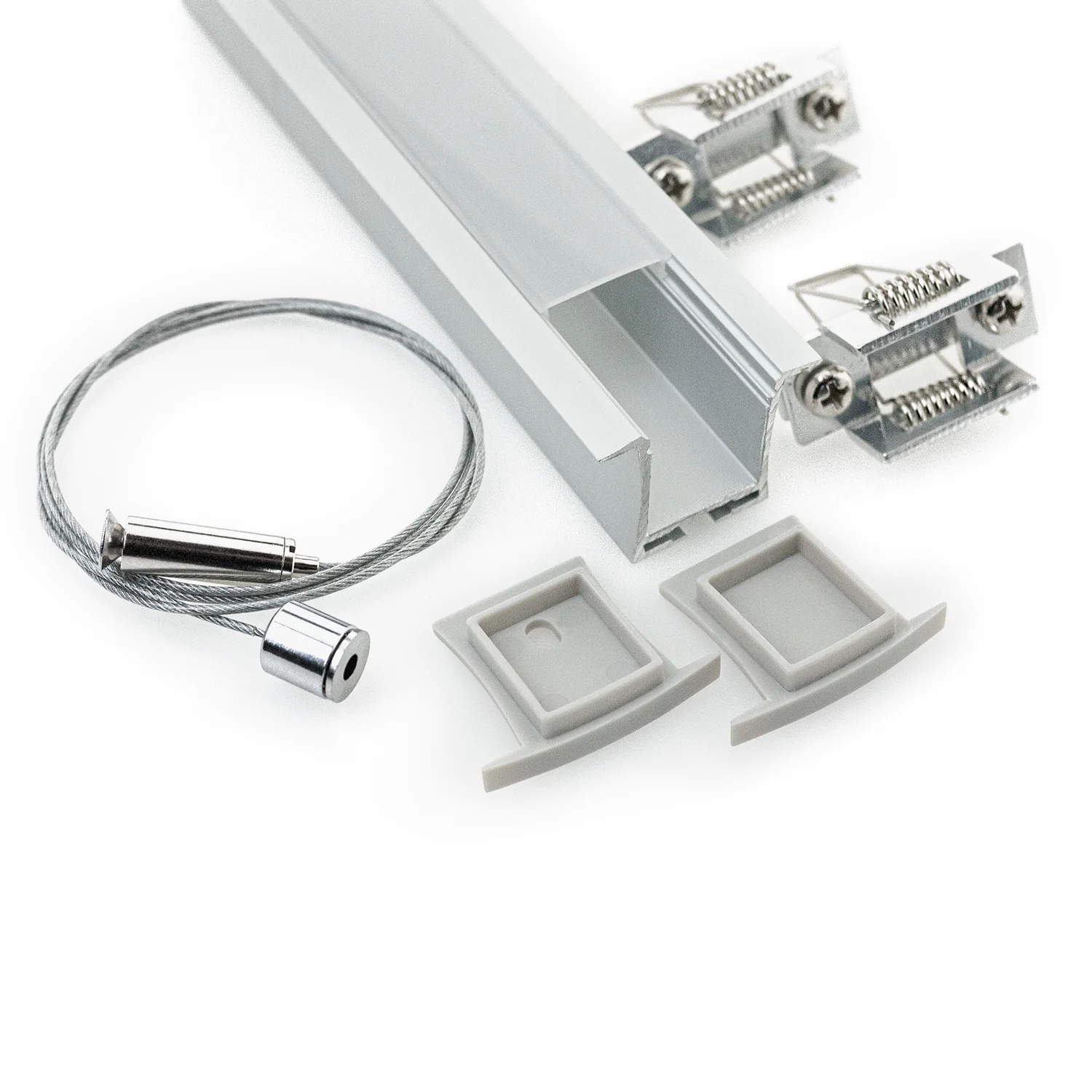 Type 18 Linear Aluminum LED Channel for LED Strips 3Meters(7.8ft) - Image 4