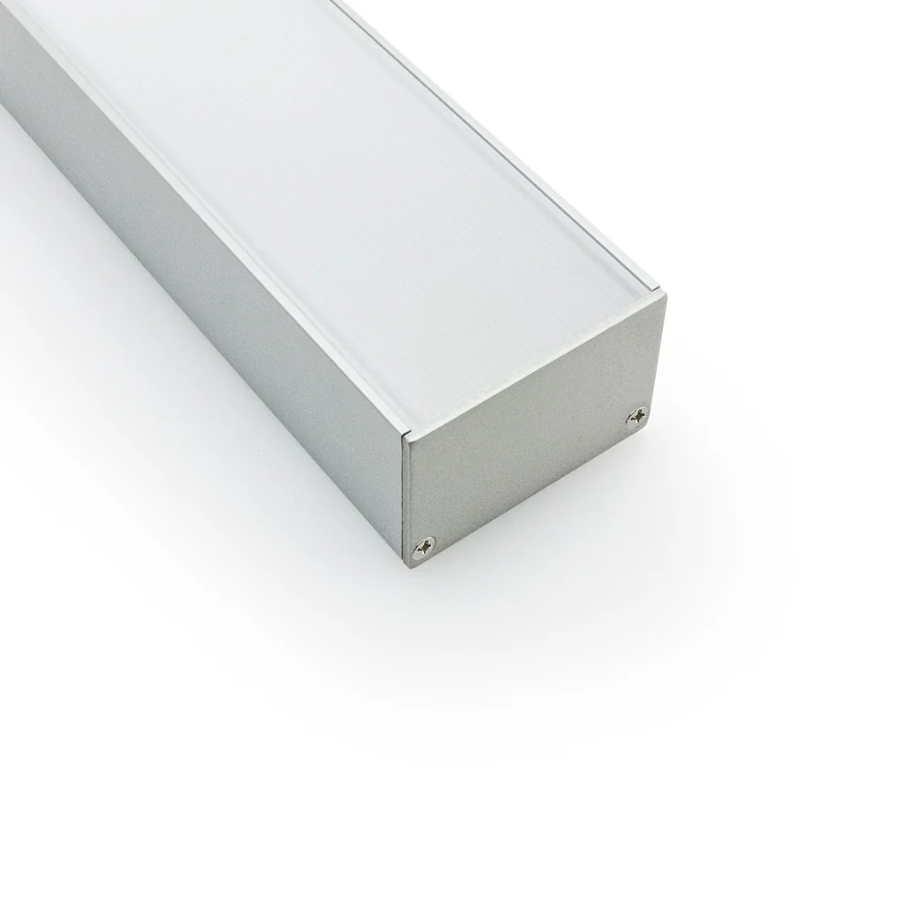 Type 24, Linear Architectural Light Fixture Profile for Recessed Ceiling or Pendant Lighting, 2Meters (78inches) and 3Meter (118inches) - Image 5