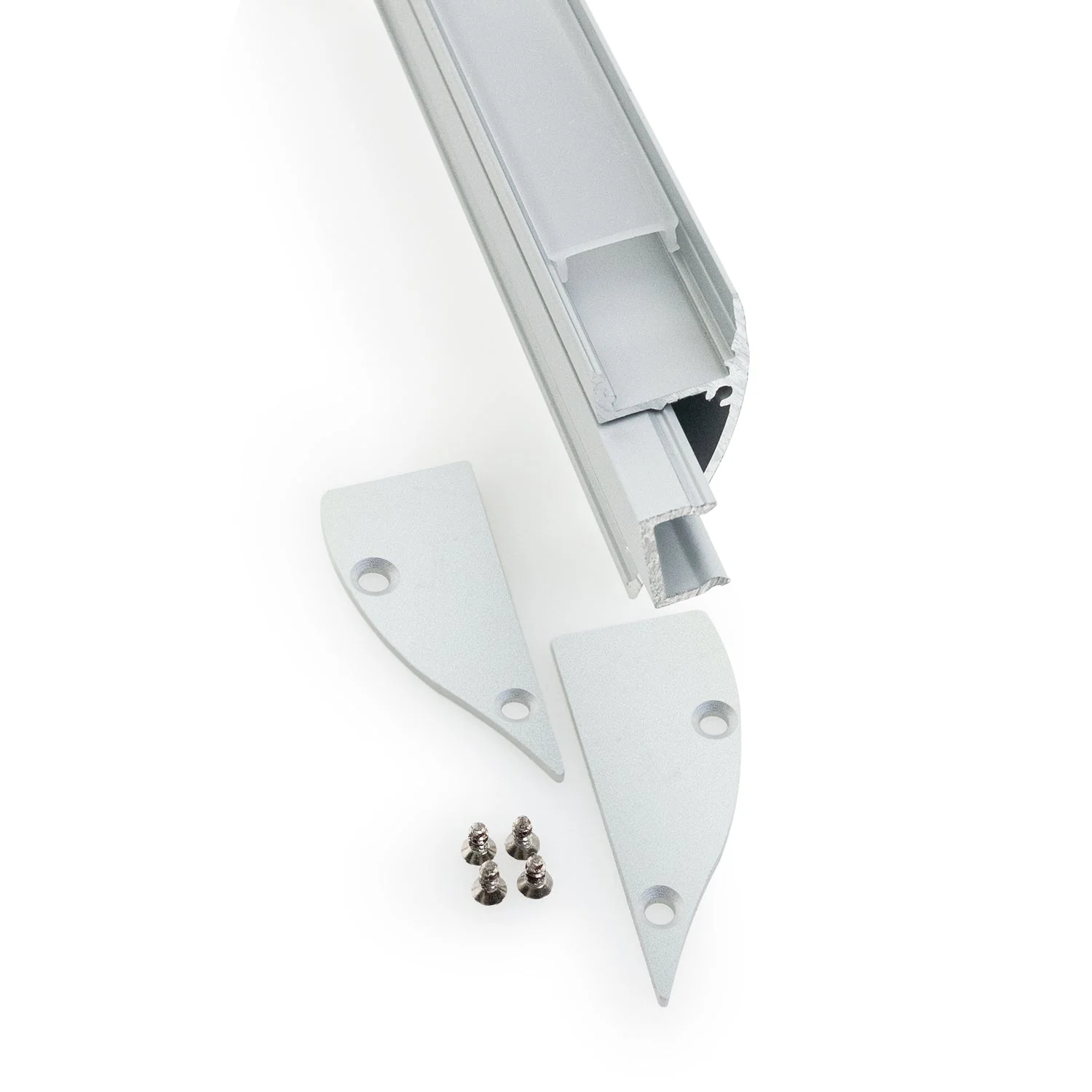 Type 28, Linear Wall Mount LED Aluminum Channel for Cove Lighting, 3Meters (118inches)