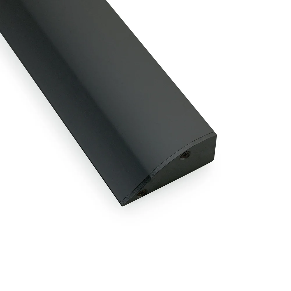 Type 28B Black Linear Wall Mount Aluminum LED Channel for Cove Lighting, 3Meter(118inches) - Image 4