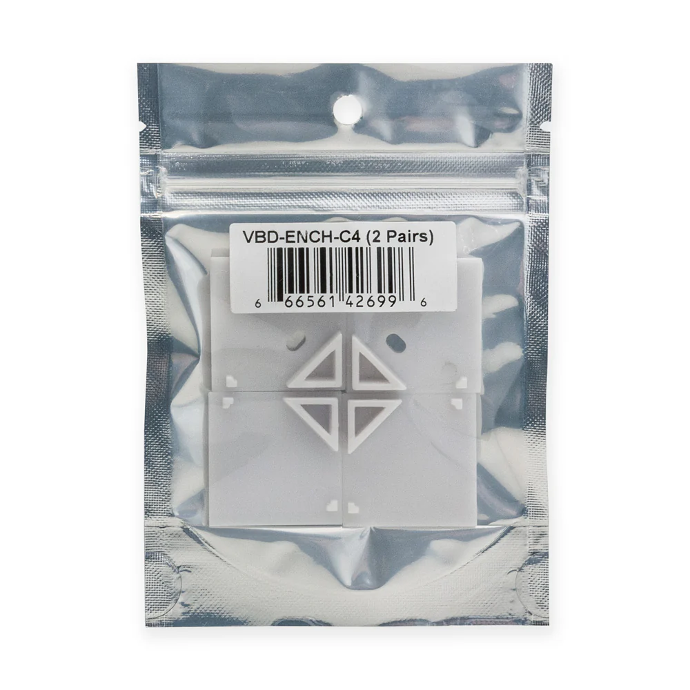 LED Channel Endcaps - Type 34C (2 Pairs) - Image 2