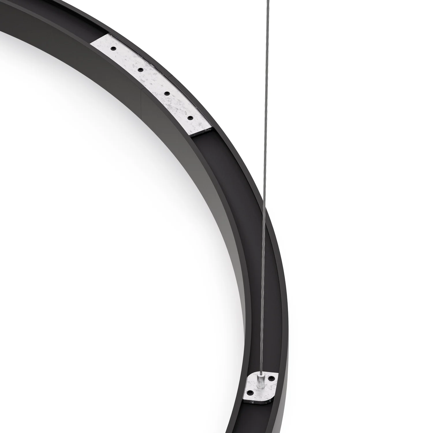Type 45 Circle hanging Light Fixture Black, 60cm (23.6in) - Image 7