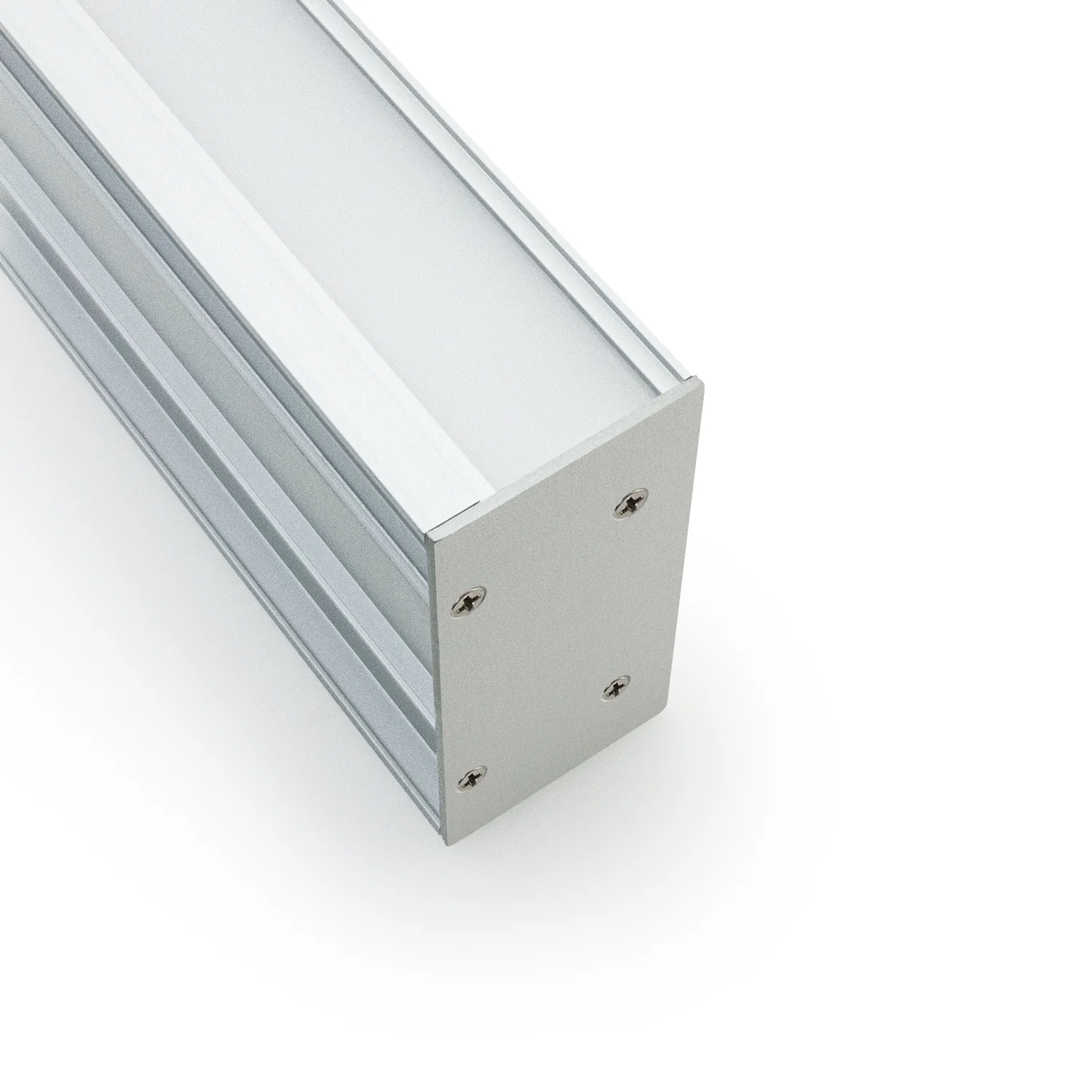 Type 8, Up-Down Linear Wall Mount Aluminum LED Strip Channel with Internal Driver Spacing, 2Meters (78inches) - Image 3