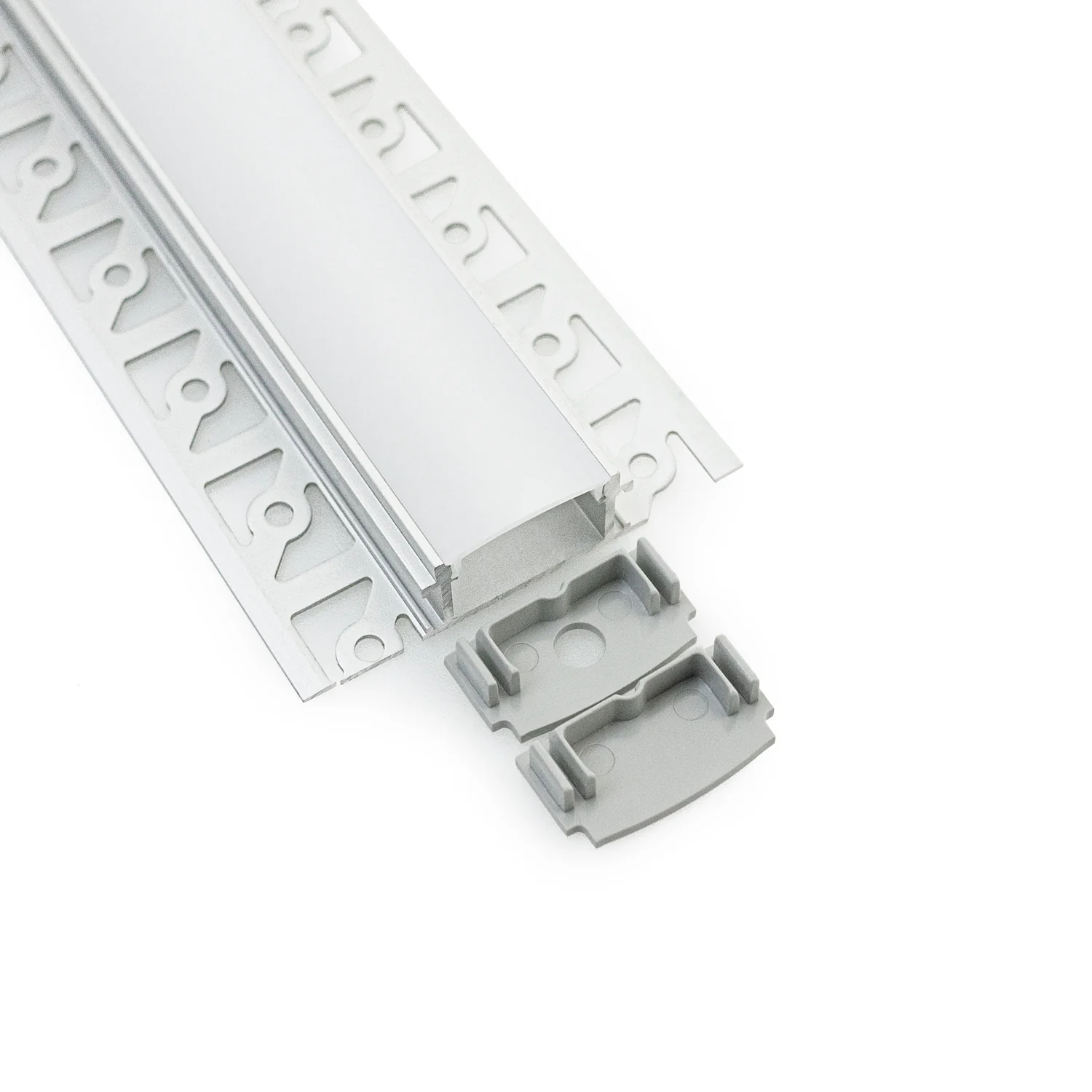 Type 91, Recessed LED Aluminum channel for Drywall(Plaster-In), 3Meters (118inches) - Image 4