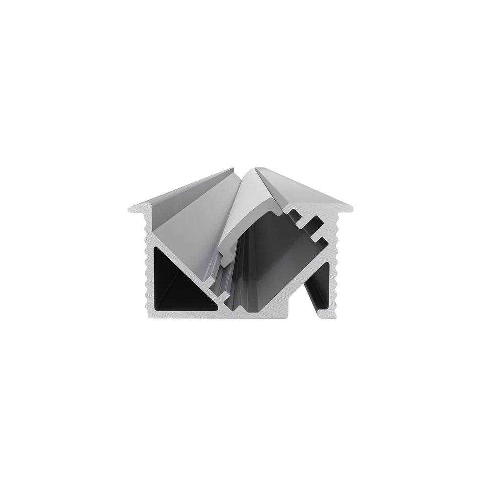 Type 105, 45-degree Linear Architectural Light Fixture Profile, 3Meters (118inches) - Image 4