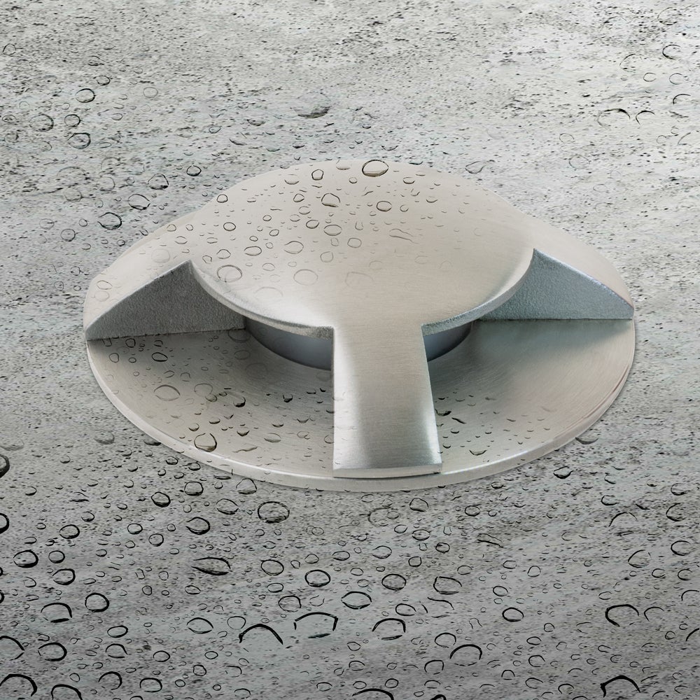 Dia Recessed LED In Ground Driveway light Four-way trim, 12-24V 3W 3000K/RGBW - Image 7