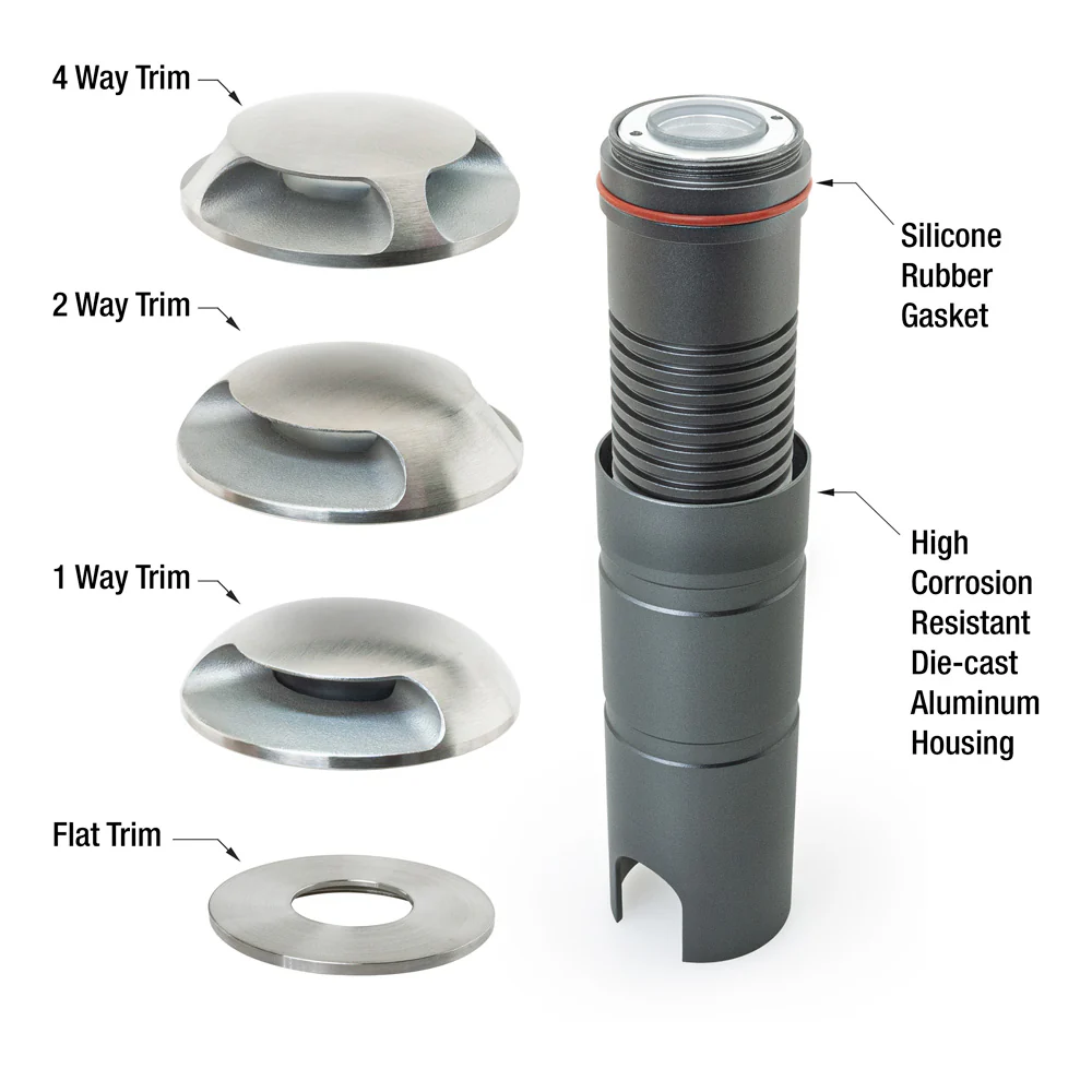 UL-1022-0300-A in Ground Driveway light 12-24V 3W 3000K(Warm White) - (Engine only) - Image 2