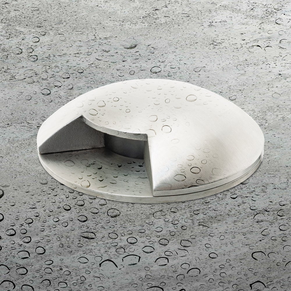 Dia Recessed LED In Ground Driveway light One-way trim, 12-24V 3W 3000K/RGBW - Image 7