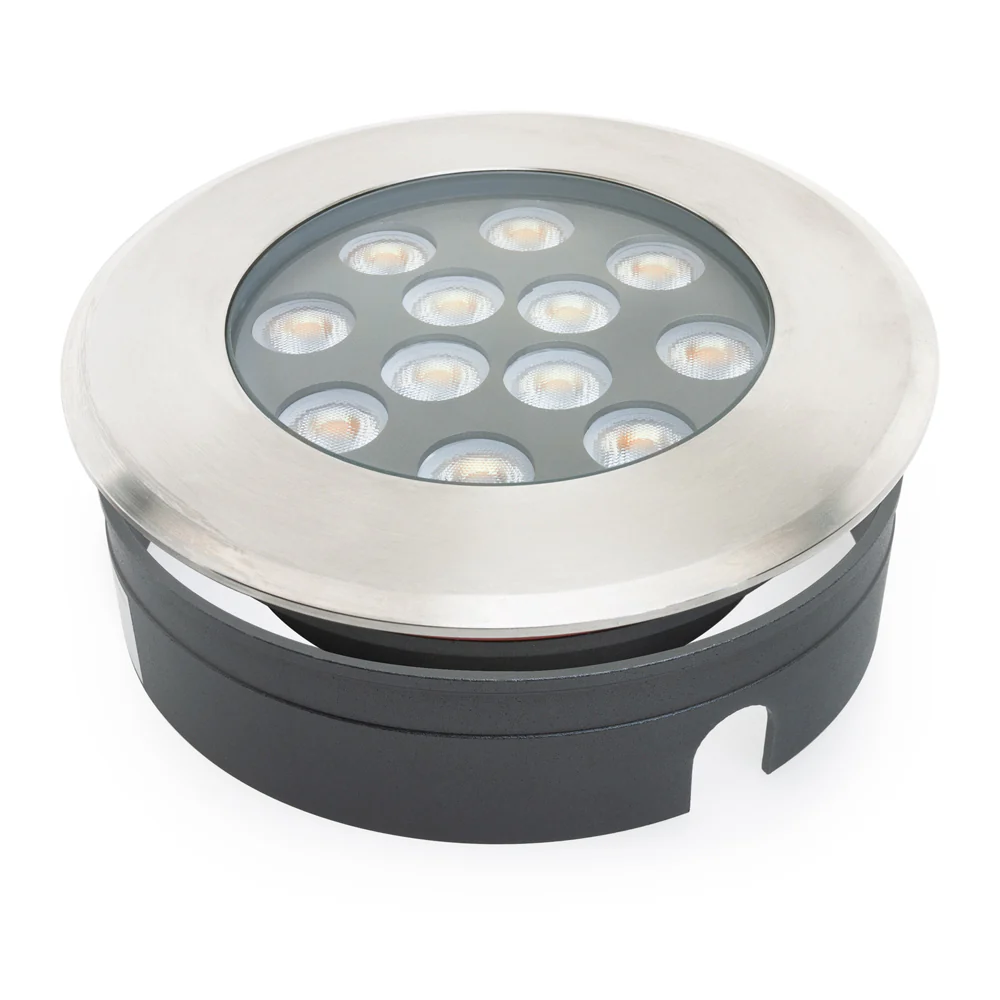 UL-1201-1500-I LED Dia Round Shallow Recessed In Ground Light 24V 15W 3000K(Warm White) - Image 5