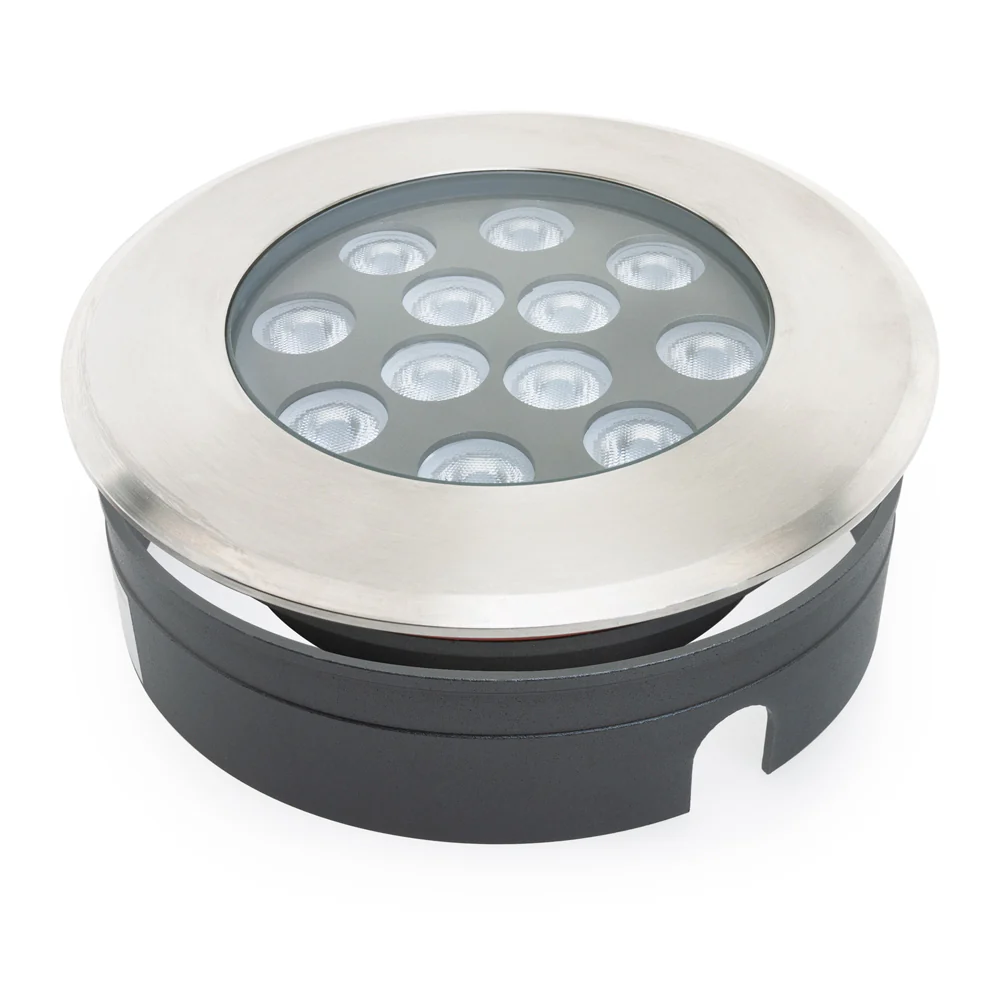 UL-1201-1500(RGBW)-I LED Dia Round Shallow Recessed In Ground Light 24V 15W RGBW - Image 6