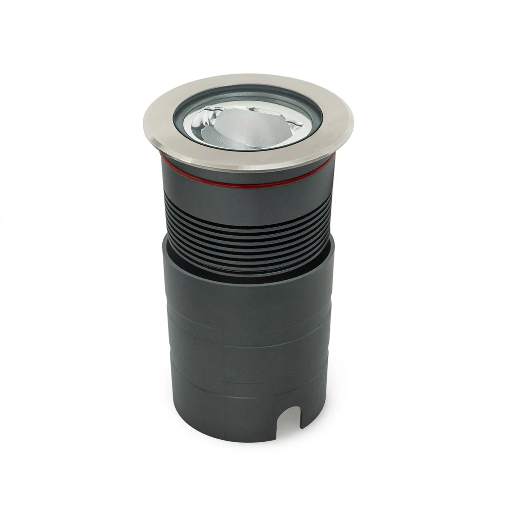 Outdoor Round Recessed Inground Light, 24V 15W 3000K Asymmetrical Beam angle - Image 3