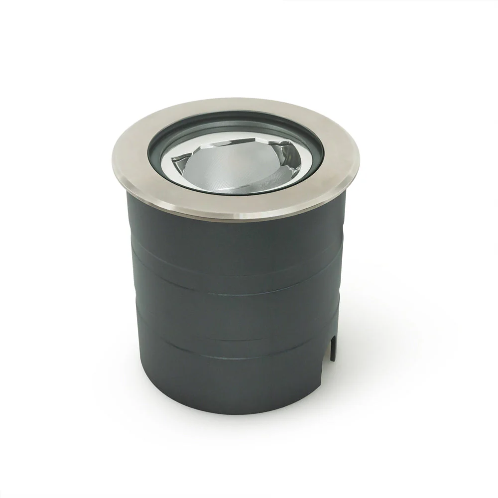 Outdoor Round Recessed Inground Light, 24V 15W 3000K Asymmetrical Beam angle - Image 4