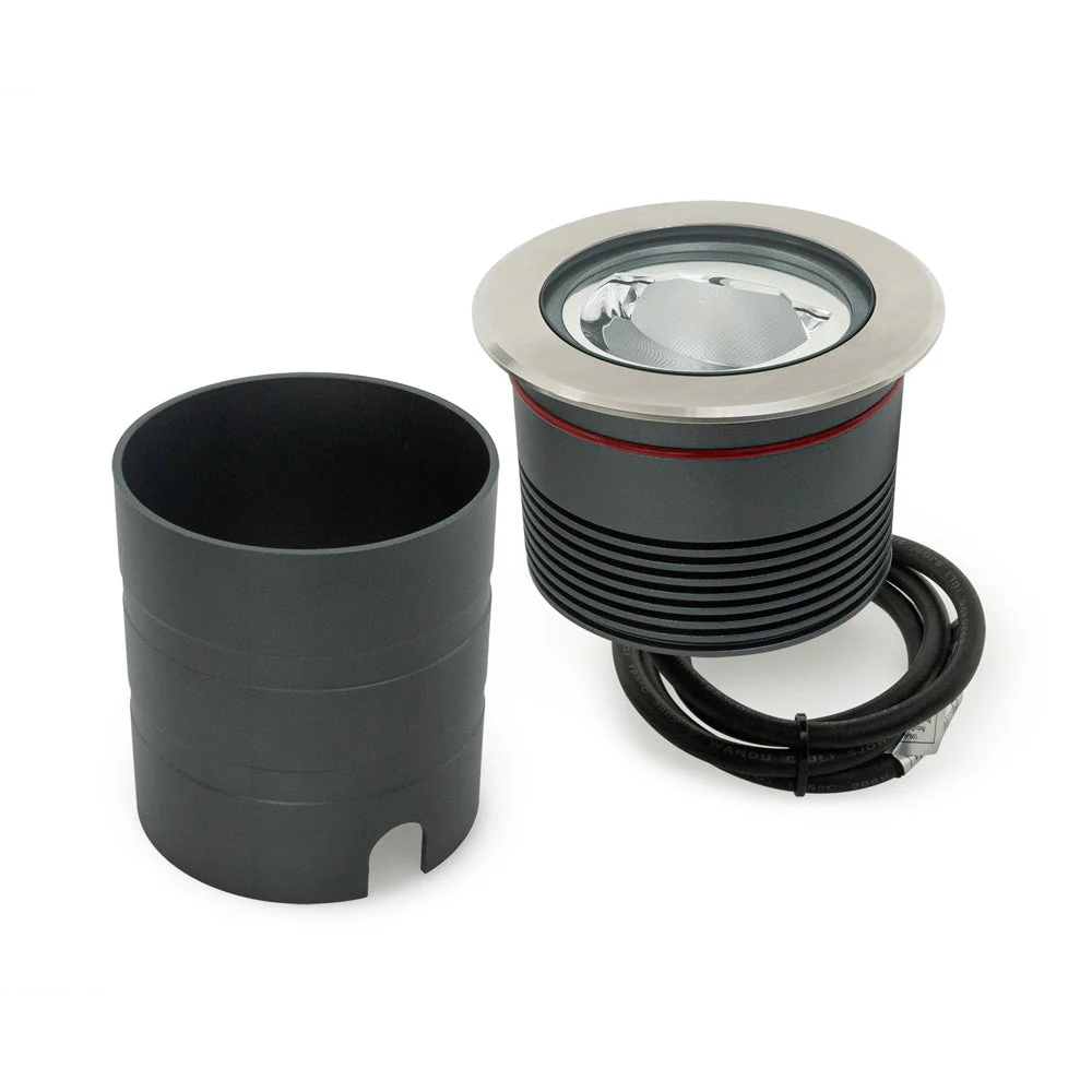 Outdoor Round Recessed Inground Light, 24V 15W 3000K Asymmetrical Beam angle - Image 5