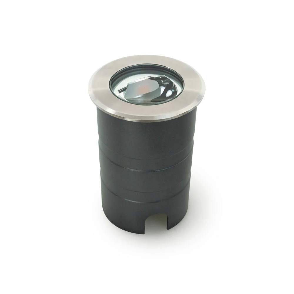 Outdoor Round Recessed Inground Light, 24V 8W 3000K Asymmetrical Beam angle - Image 4