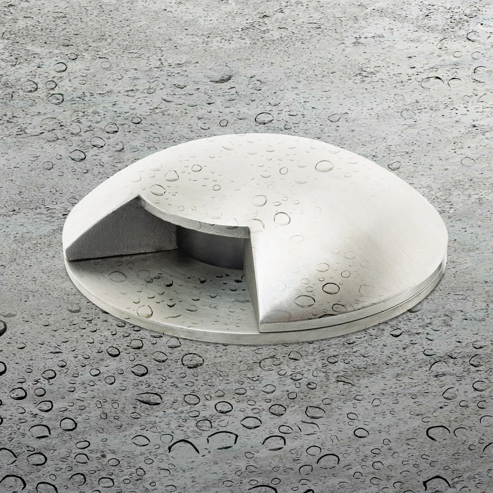 Round Recessed Inground and Wall light One-way trim, 24V 2W 3000K(Warm White) - Image 3