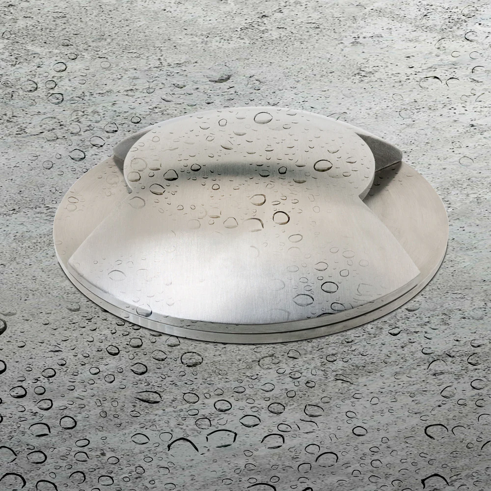 Round Recessed Inground and Wall light Two-way trim, 24V 4W 3000K(Warm White) - Image 3