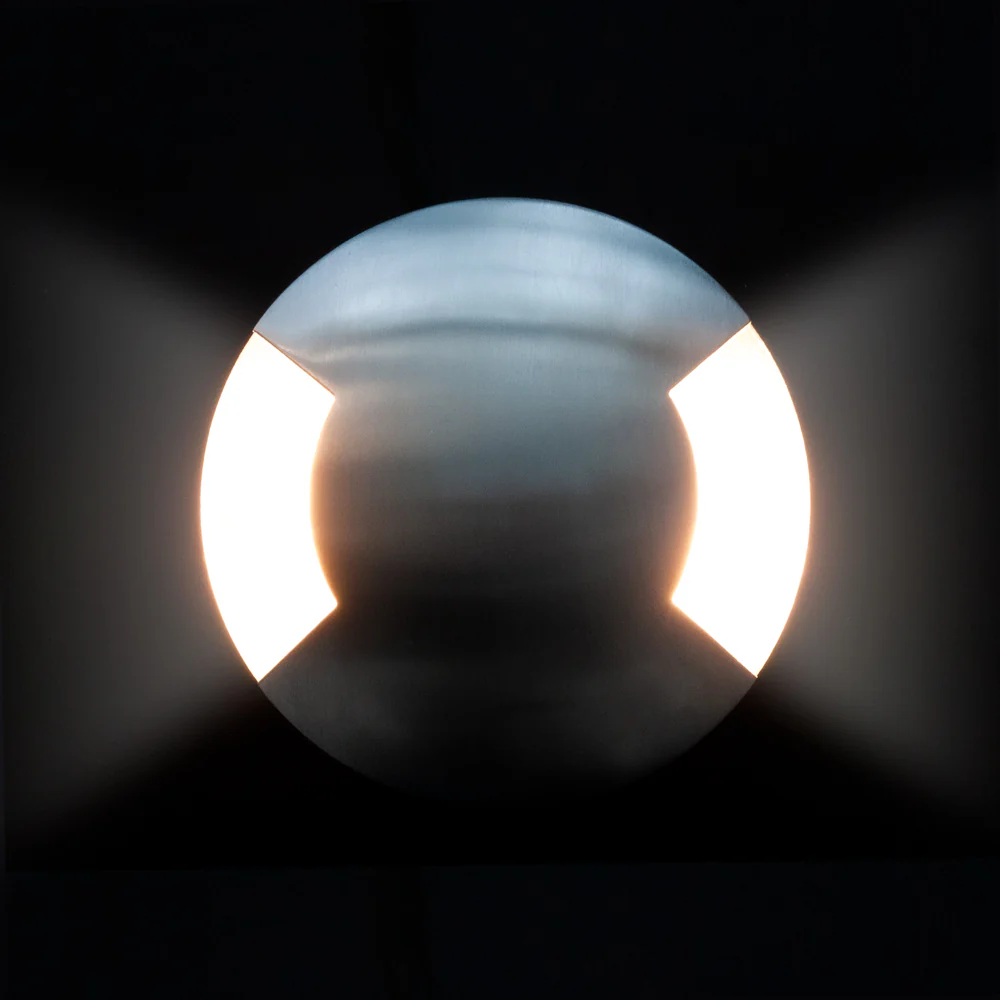 Round Recessed Inground and Wall light Two-way trim, 24V 4W 3000K(Warm White) - Image 4