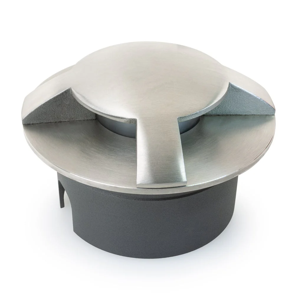 Recessed LED In Ground Driveway light Four-way trim, 24V 8W 3000K(Warm White) - Image 4