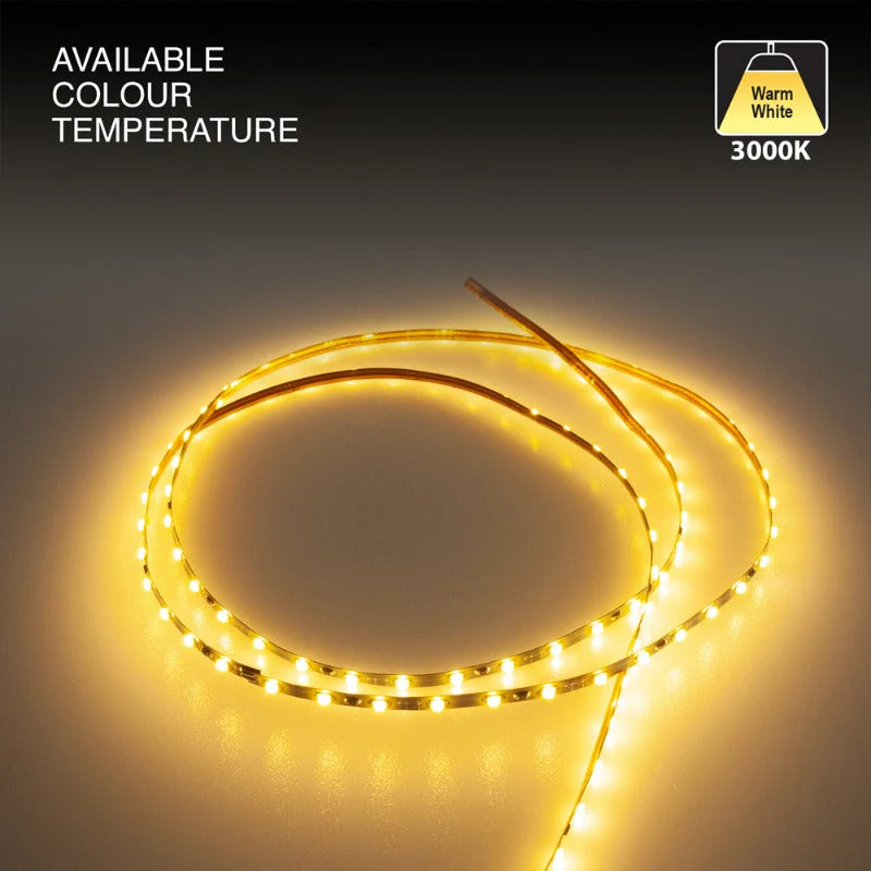 Ultrathin super bright 2mm Indoor LED Strip Light 1 Meter 12V 1212SMD 200(Lm/ft) CCT(3K)