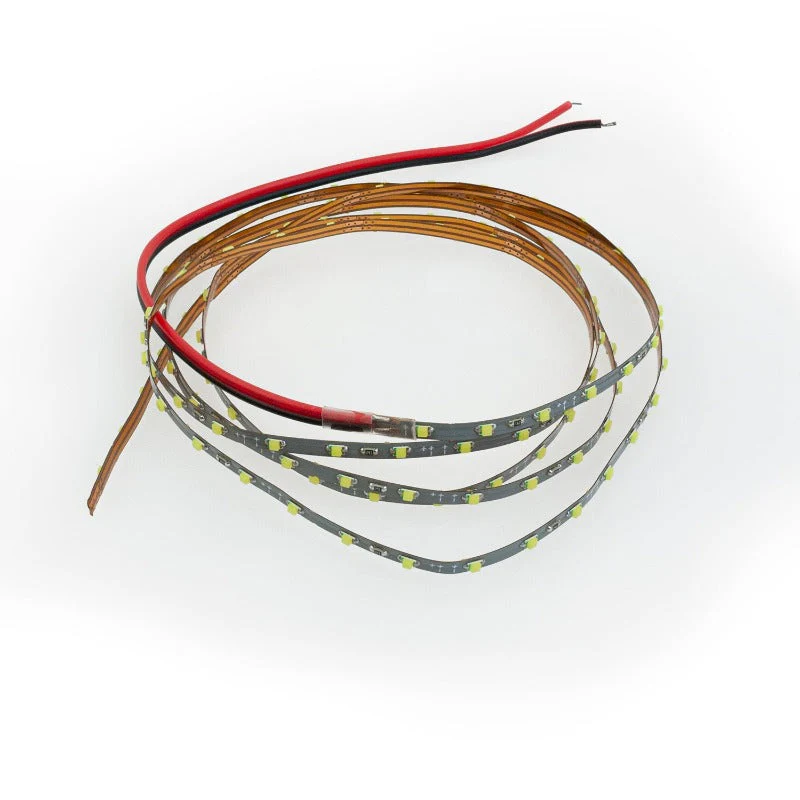 Ultrathin super bright 2mm Indoor LED Strip Light 1 Meter 12V 1212SMD 240(Lm/ft) 120(LEDs/m) 6K(Cool White) - Image 2