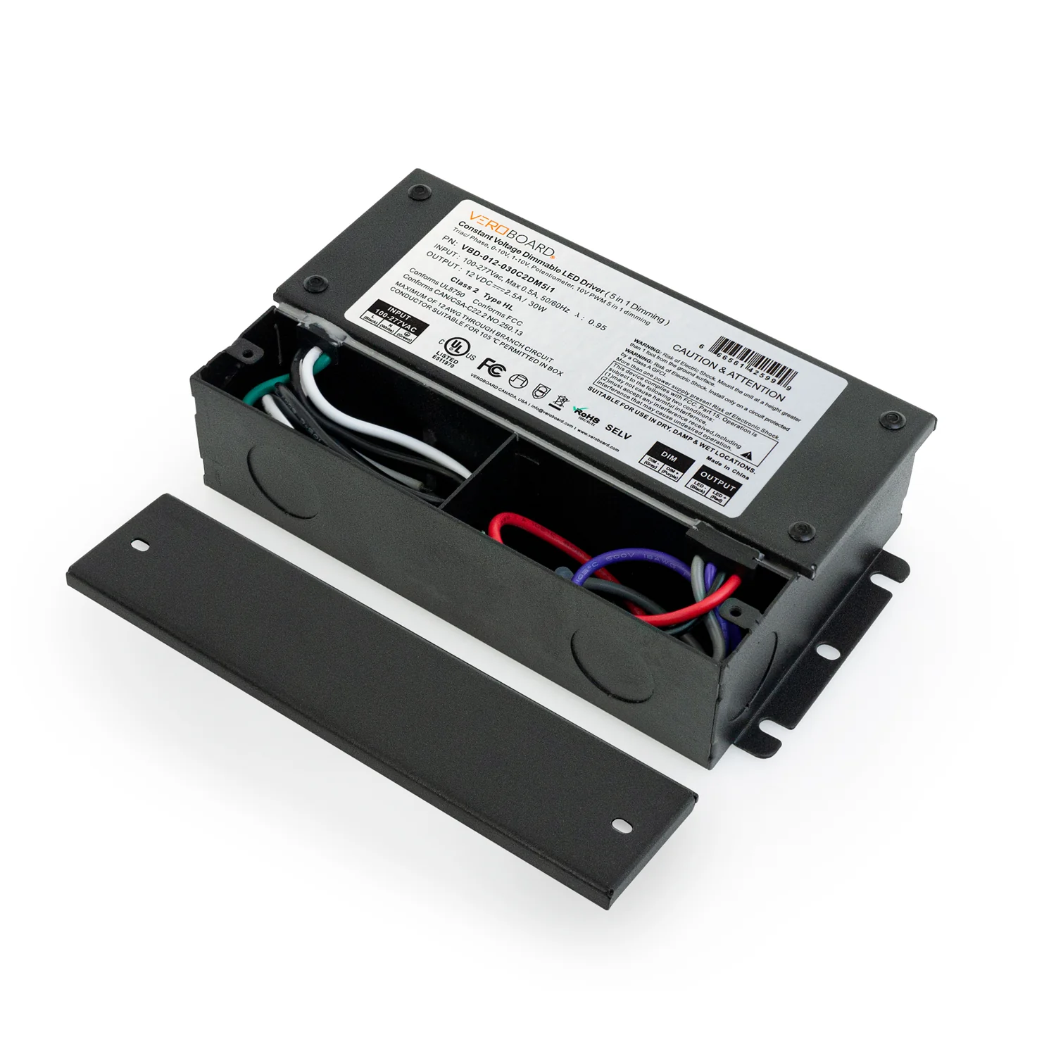 5in1 Dimming Triac/Phase/MLV/ELV/0-10V/Potentiometer/10V PWM, LED Driver 12V 30W - Image 3