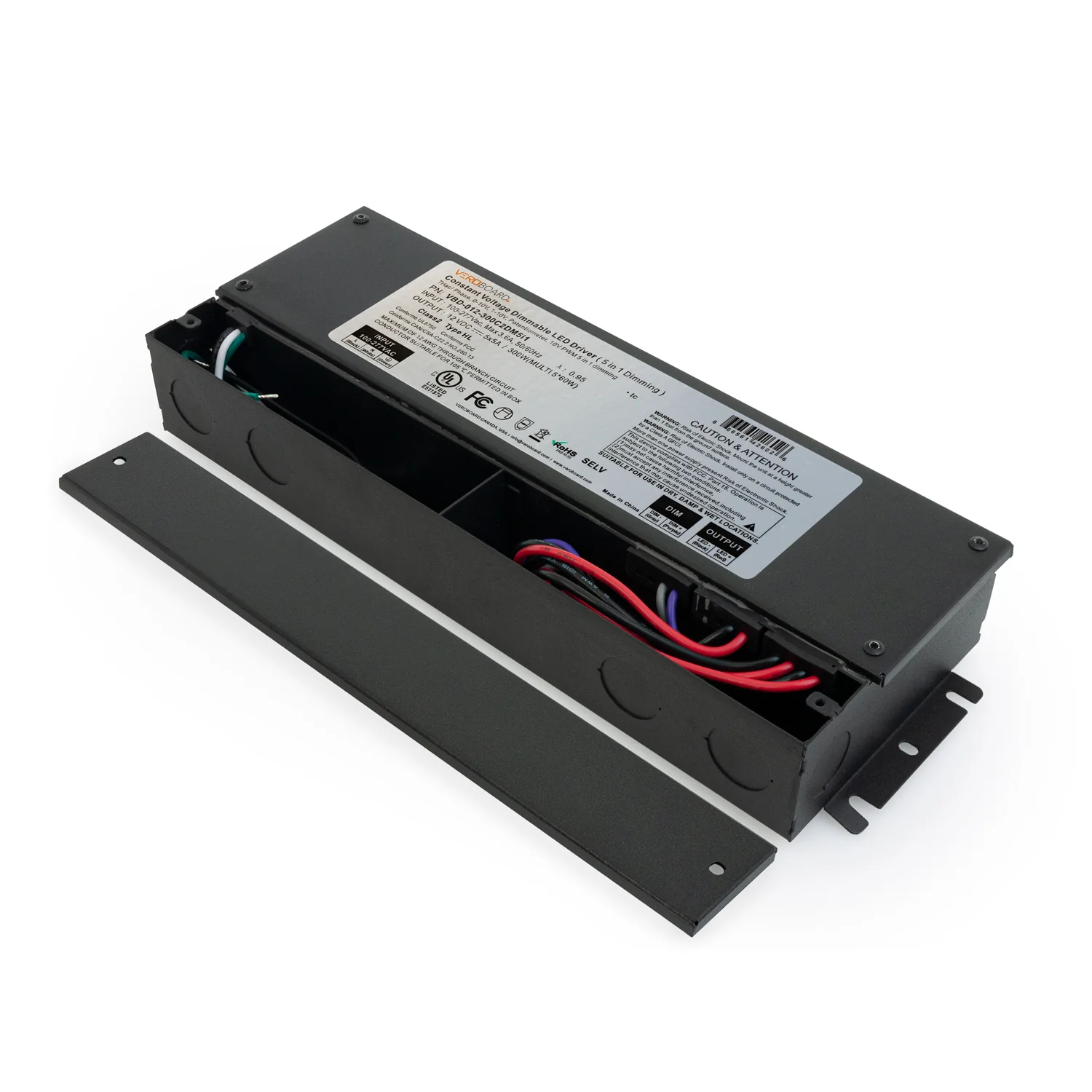 5in1 Dimming Triac/Phase/MLV/ELV/0-10V/Potentiometer/10V PWM LED Driver, 12V 300W - Image 3